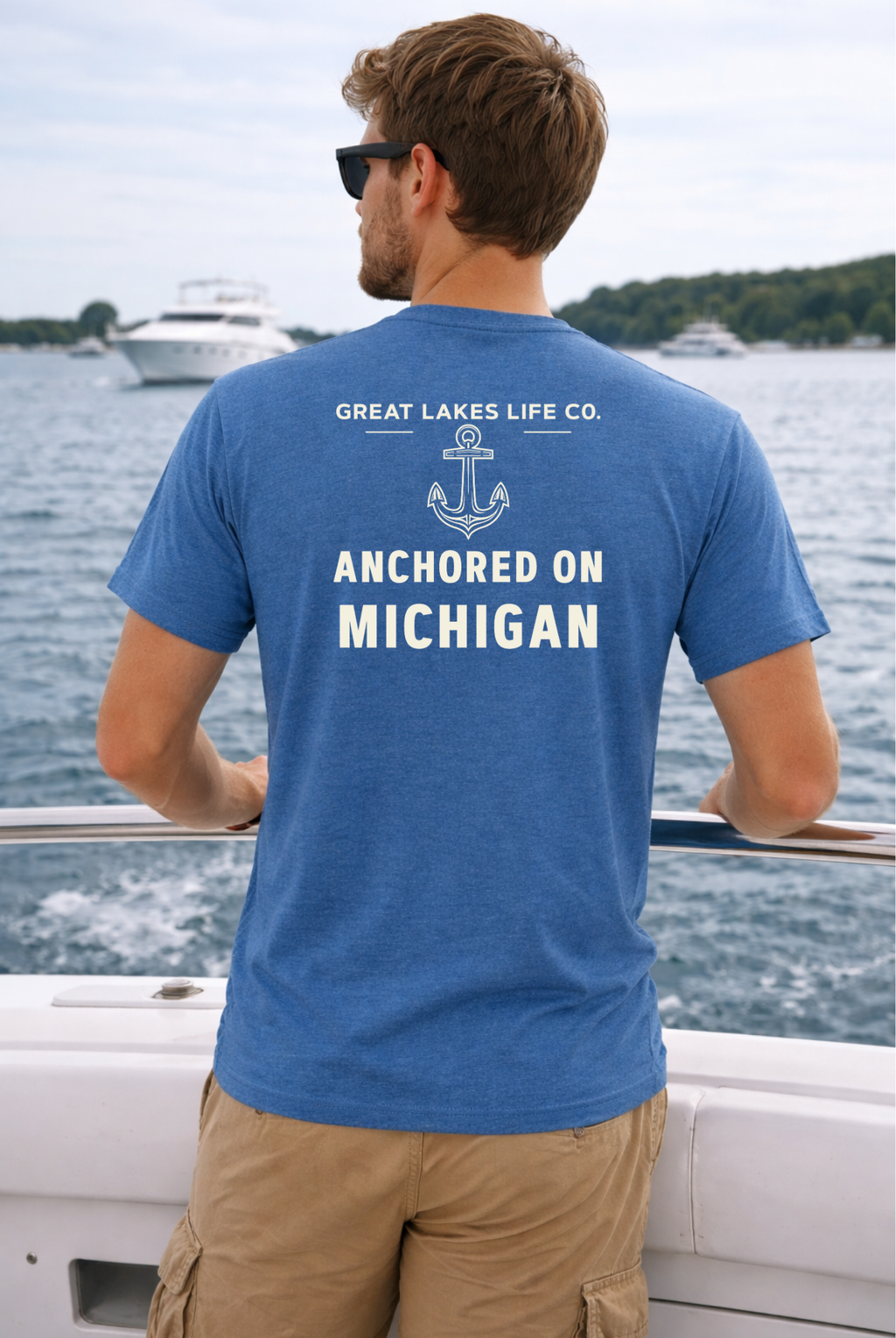 Michigan Anchored Short Sleeve Tee