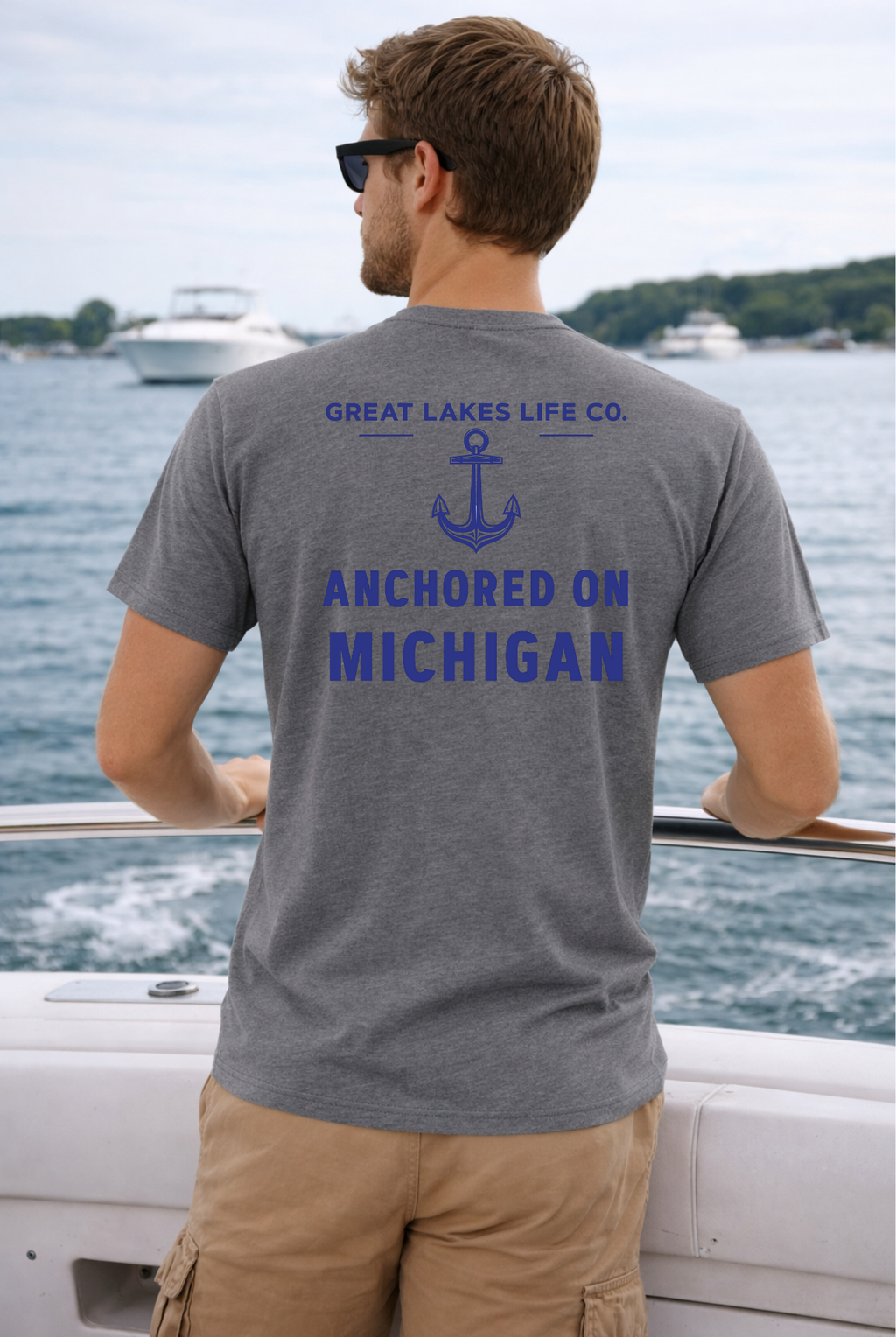 Michigan Anchored Short Sleeve Tee